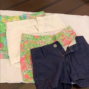 Lilly Pulitzer 4 short bundle